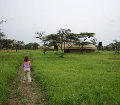 Young-Girl Walkiing Towards Sametu Camp - Lisa Buehler